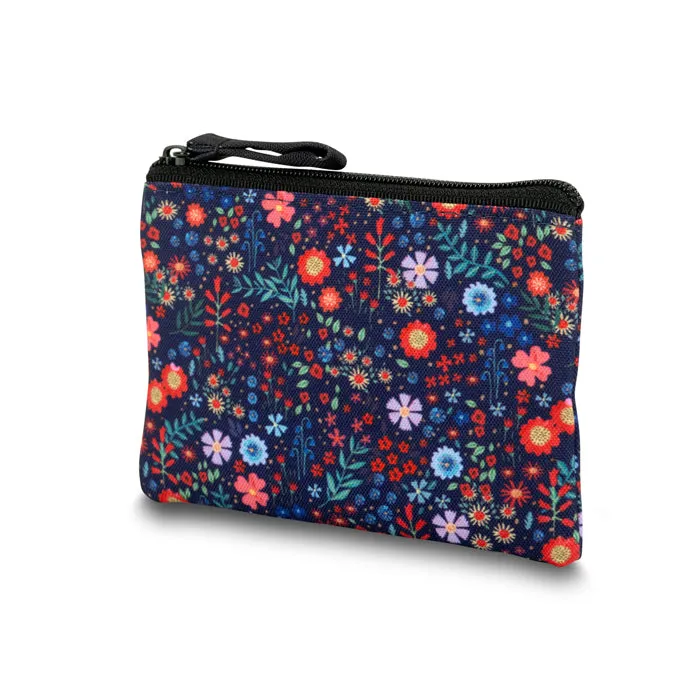 Ditsy Poppy & Floral rPET Coin Purse