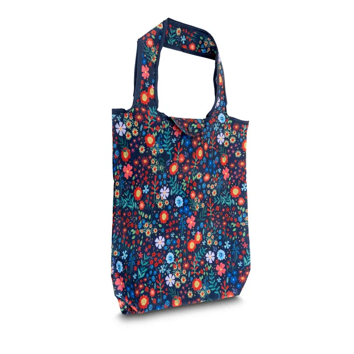 Ditsy Poppy & Floral rPET Foldaway Shopper Bag