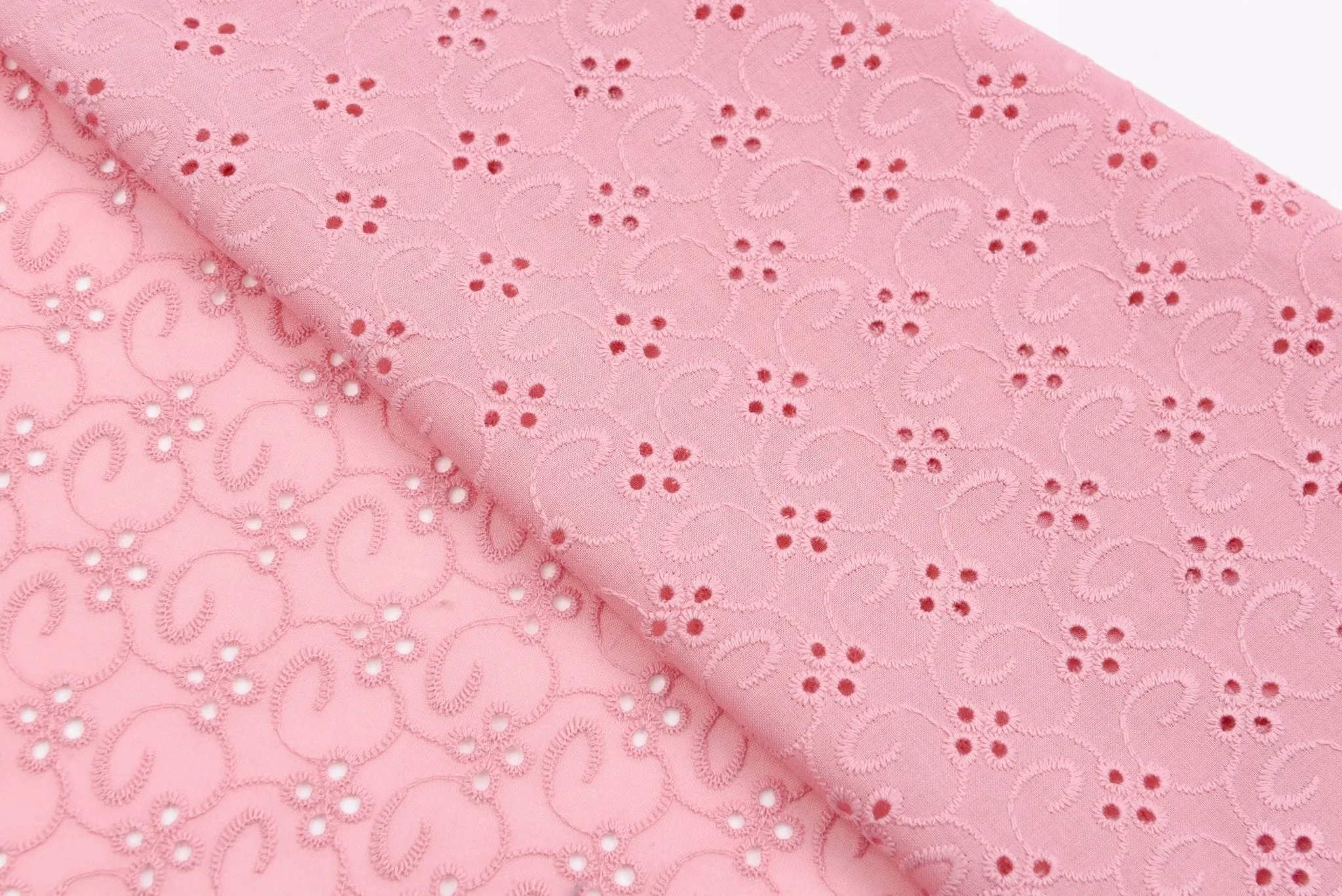 Dyed Pure 100%  Cotton Eyelet  Voil Embroidery Fabric-GK-26545