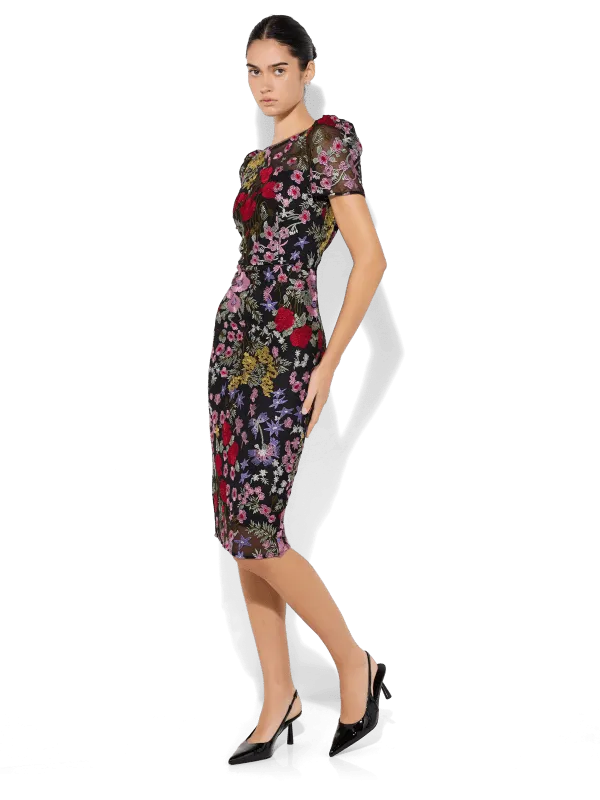 Easton Multicolour Embroidered Dress