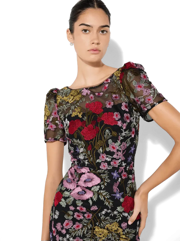 Easton Multicolour Embroidered Dress