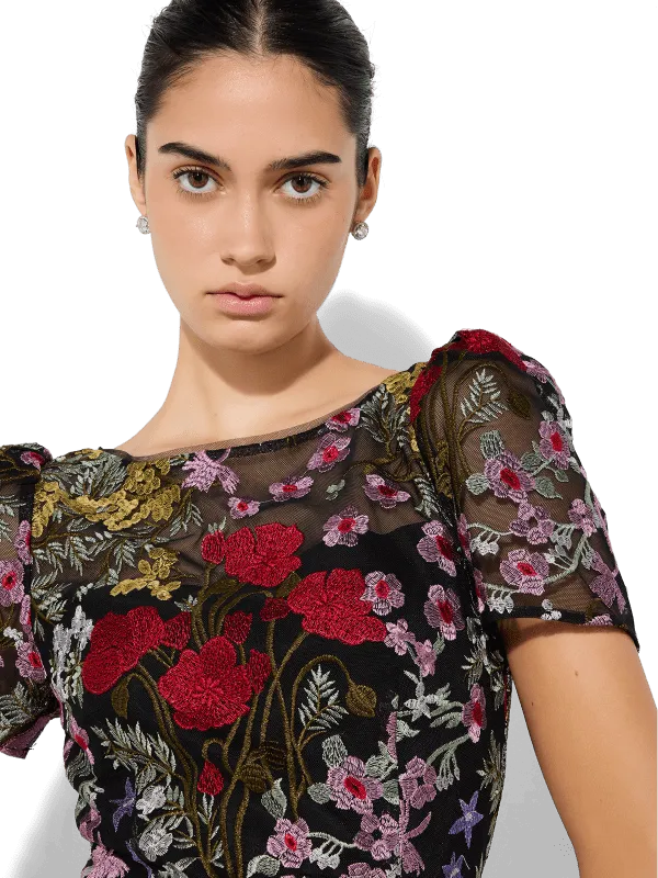 Easton Multicolour Embroidered Dress