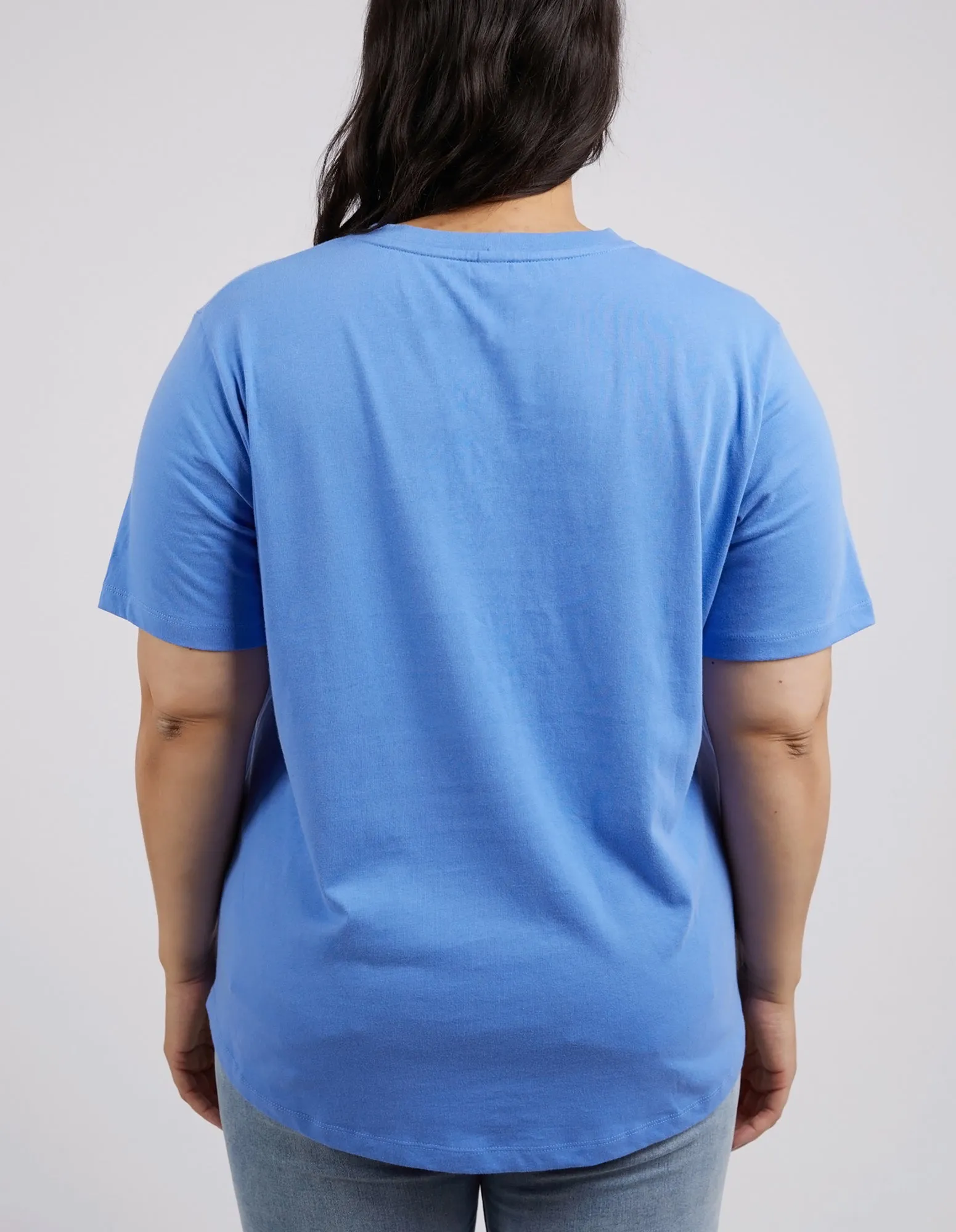 Elm Varsity Tee Cerulean Blue