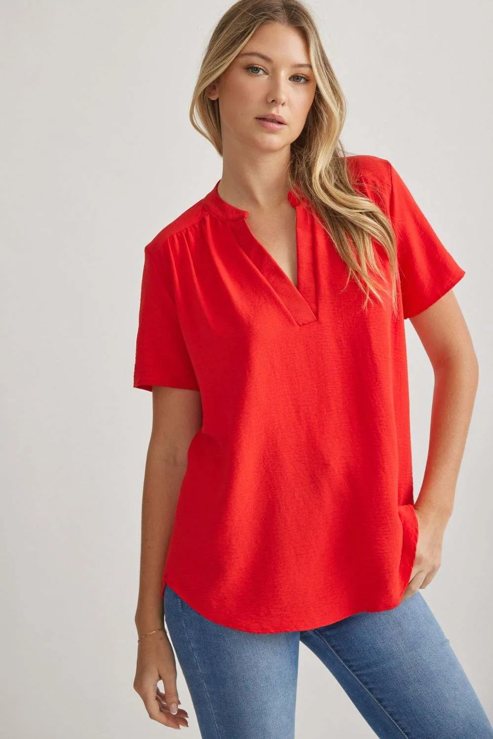 Emily V-Neck Blouse