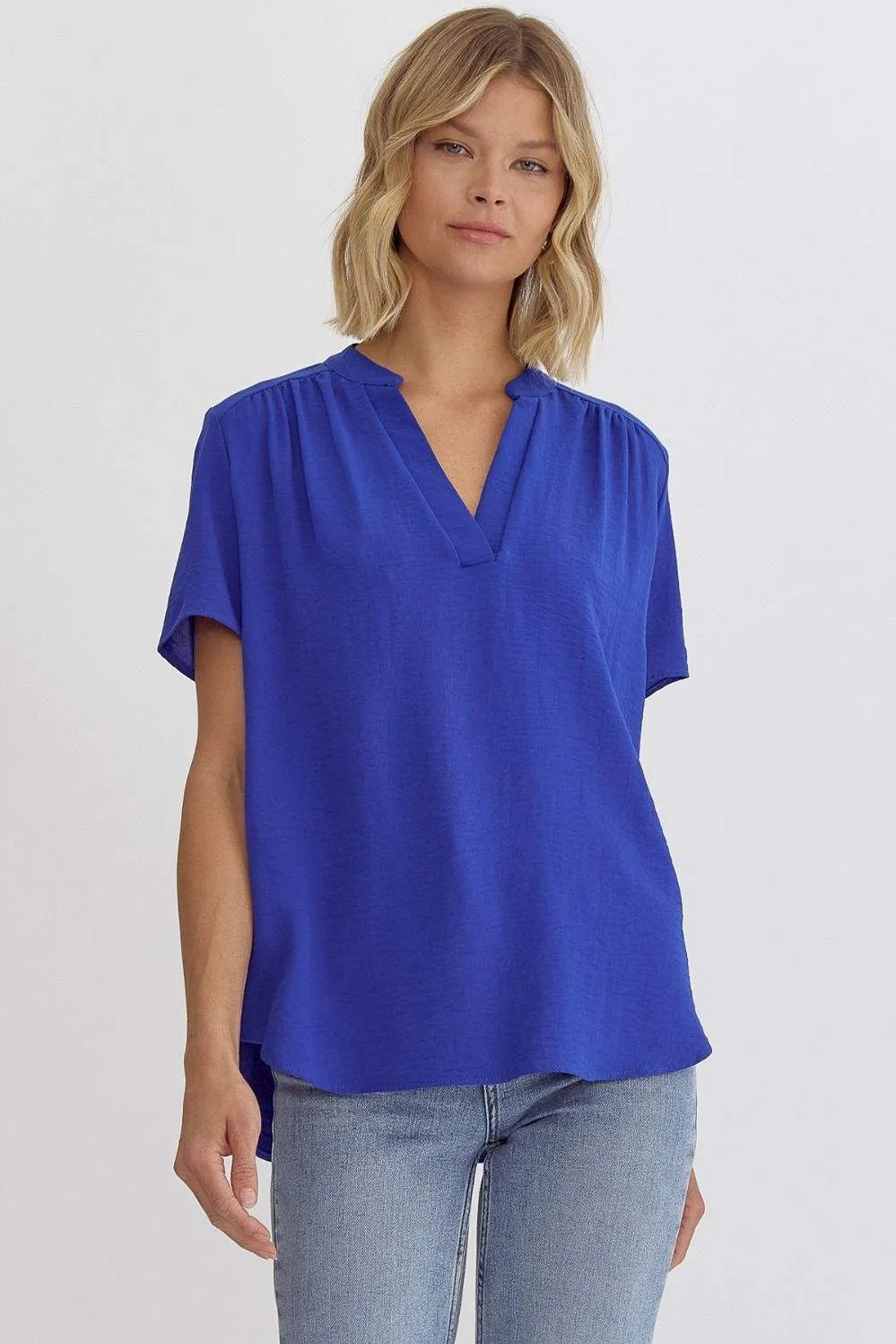 Emily V-Neck Blouse