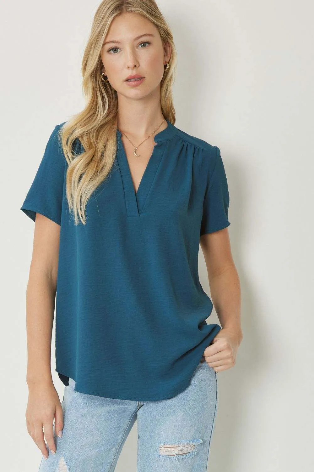 Emily V-Neck Blouse