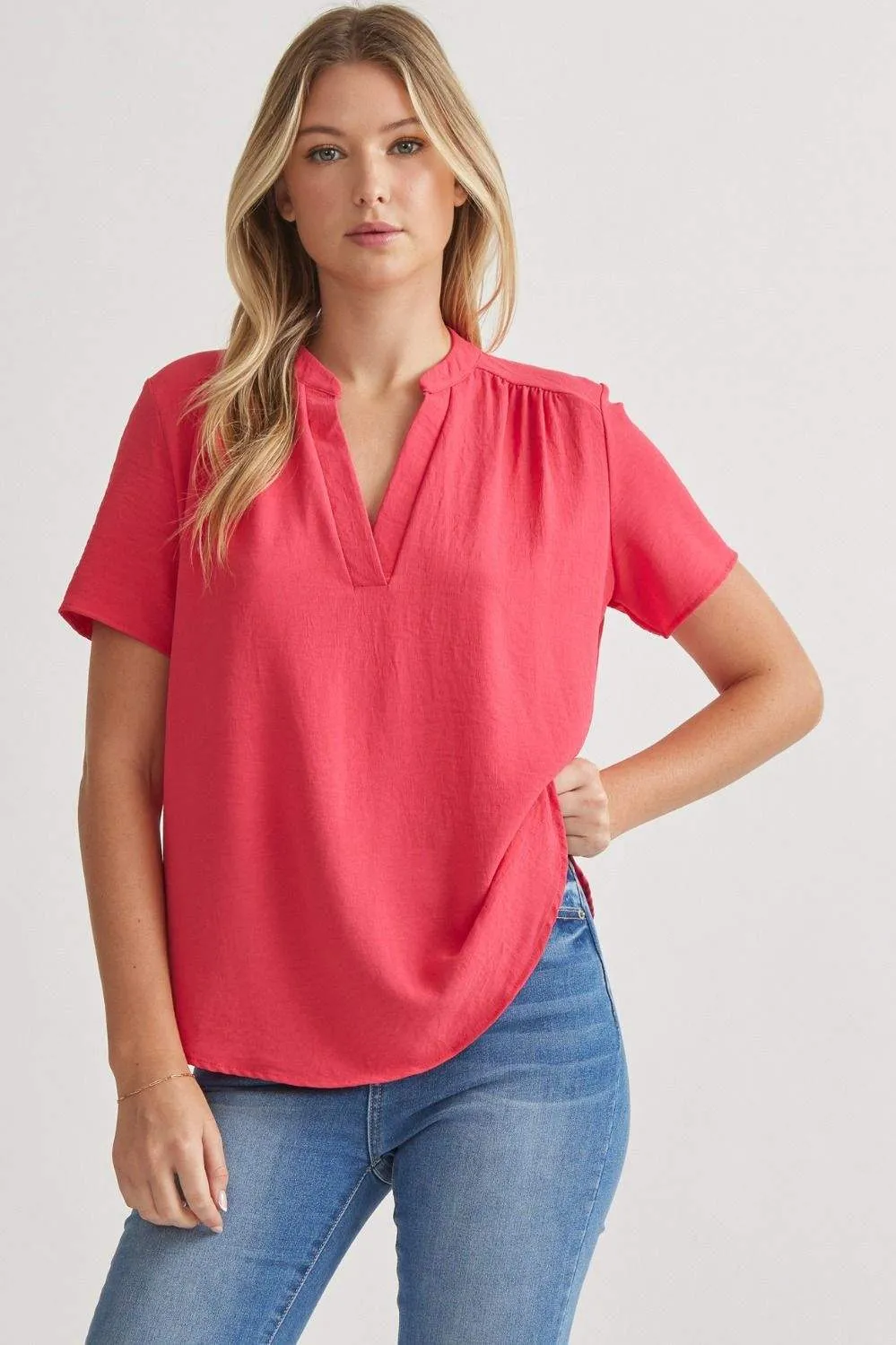 Emily V-Neck Blouse