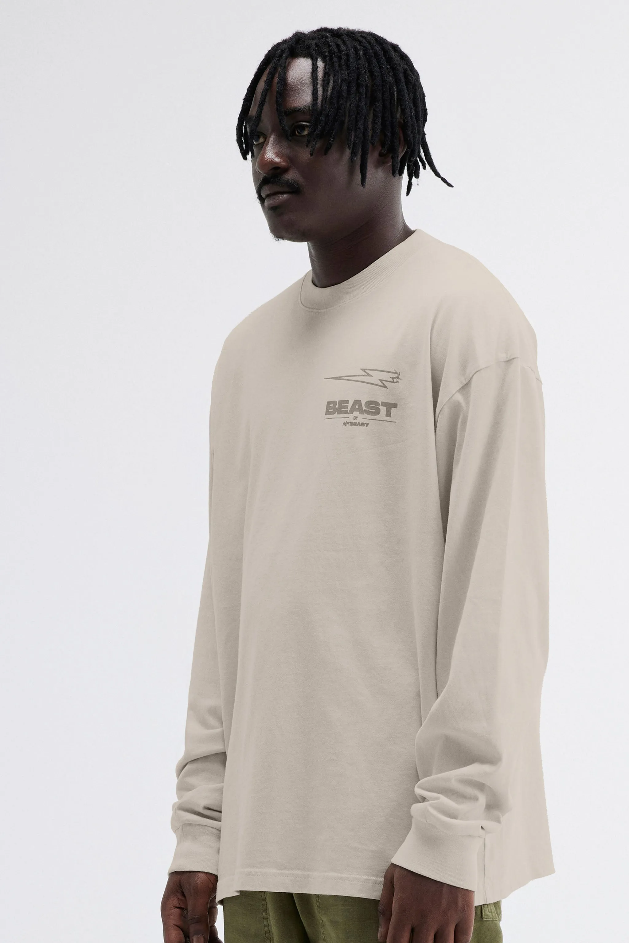 FLASH LS TEE - SAND