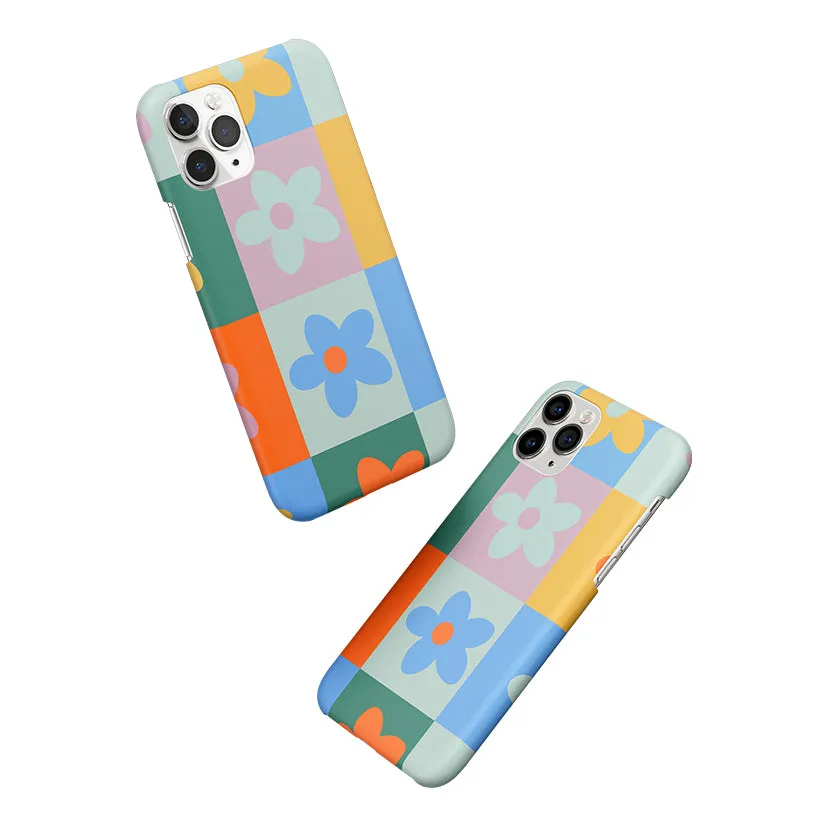 Floral Patchwork Phone Cover | Matte Case