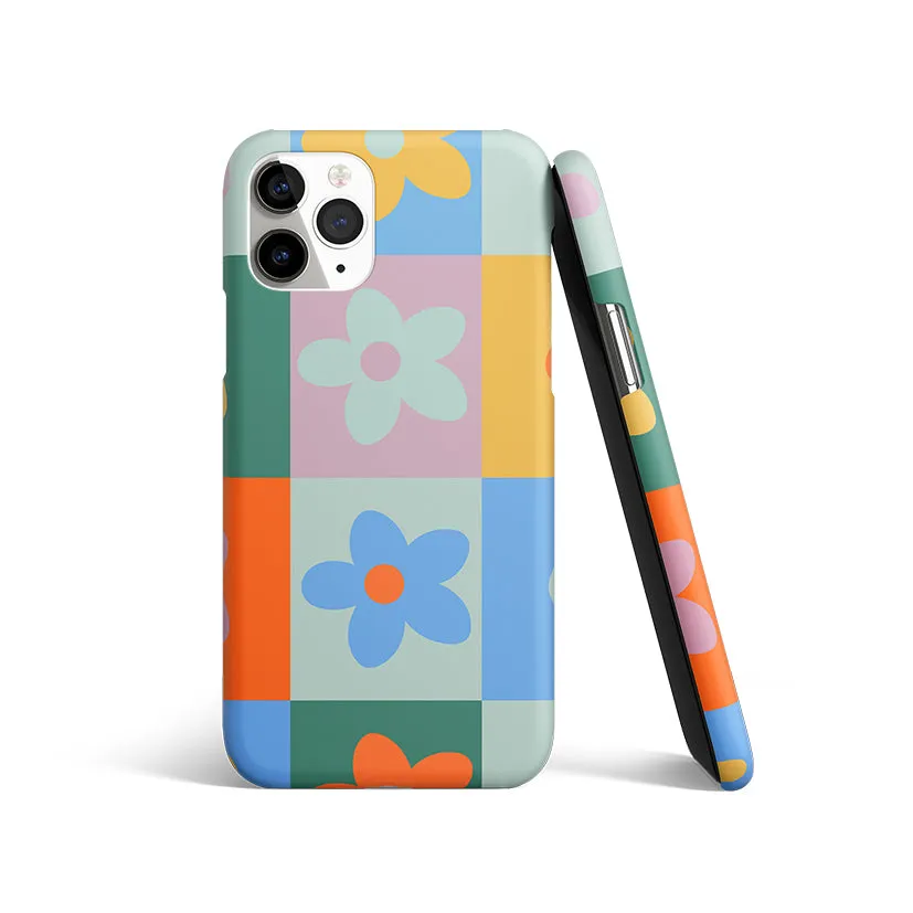 Floral Patchwork Phone Cover | Matte Case