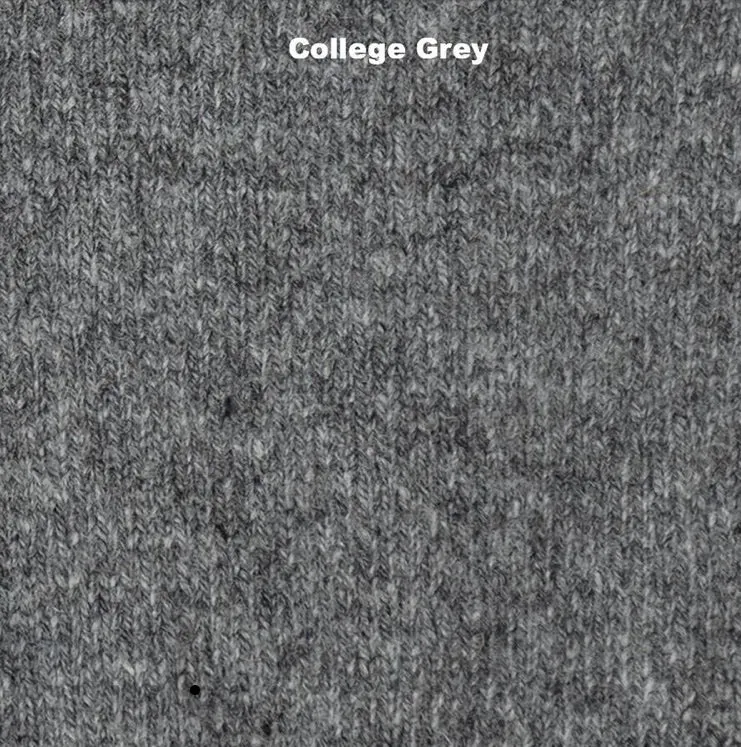 Full Finger Gloves - Lambswool - College Grey