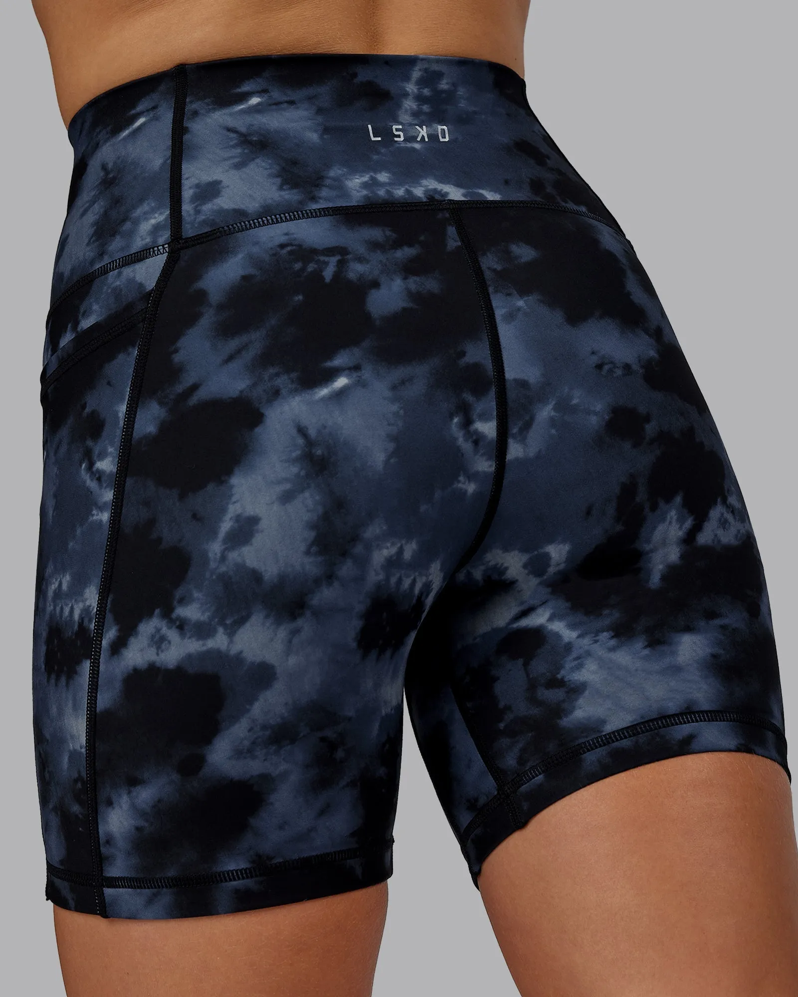 Fusion Mid-Length Shorts - Tie Dye-Midnight