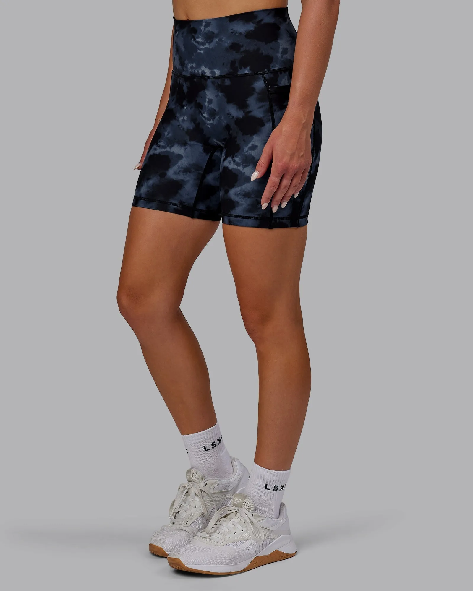 Fusion Mid-Length Shorts - Tie Dye-Midnight