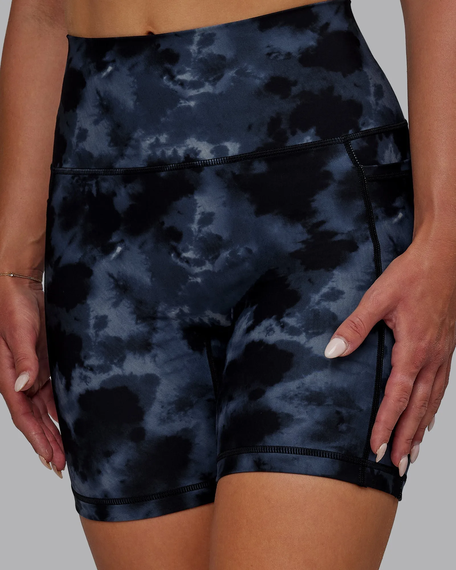 Fusion Mid-Length Shorts - Tie Dye-Midnight