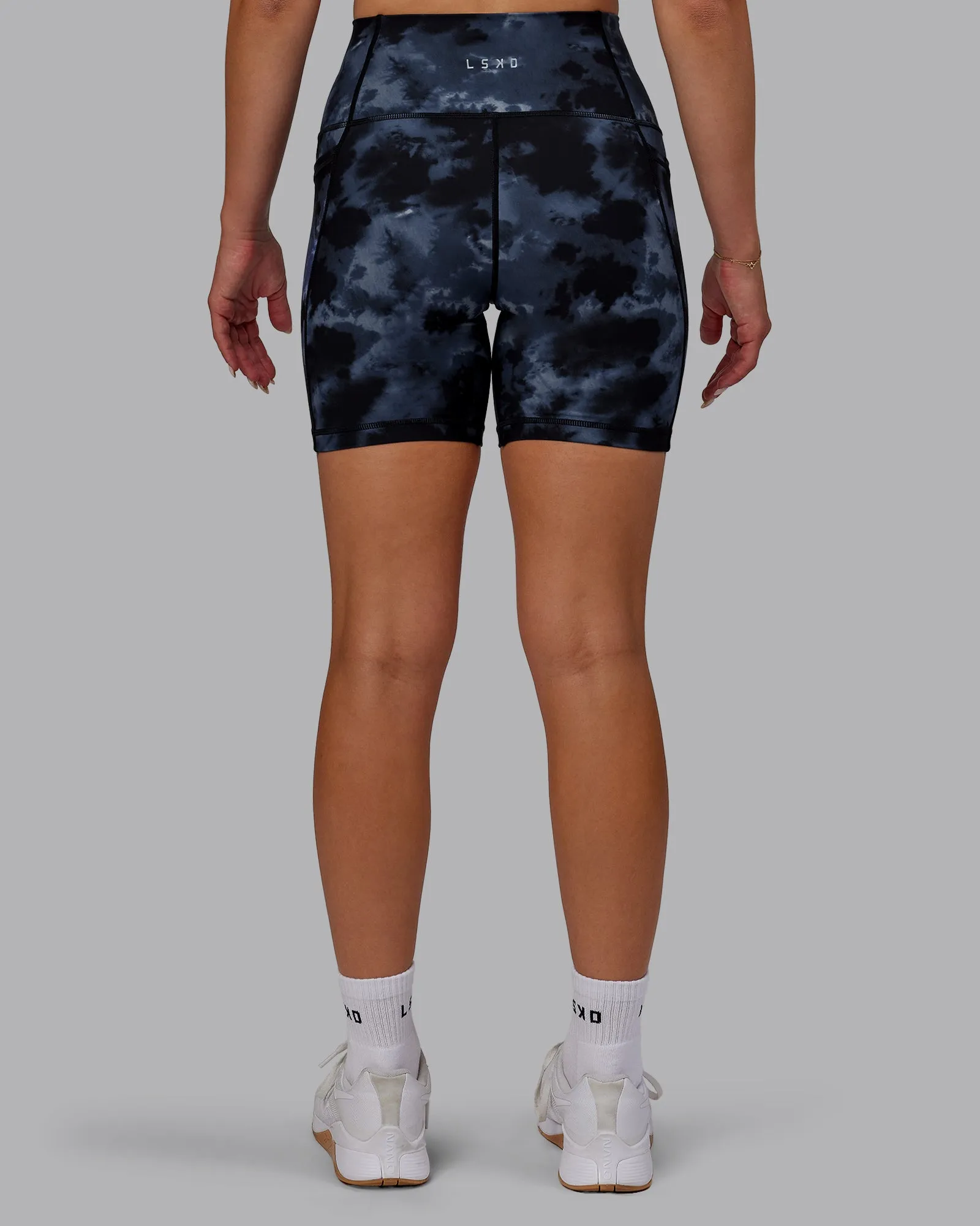 Fusion Mid-Length Shorts - Tie Dye-Midnight