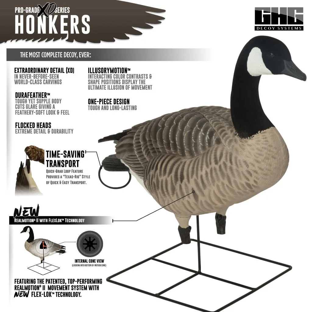 GHG XD Series Full-Body Honkers - Active (4-Pack)