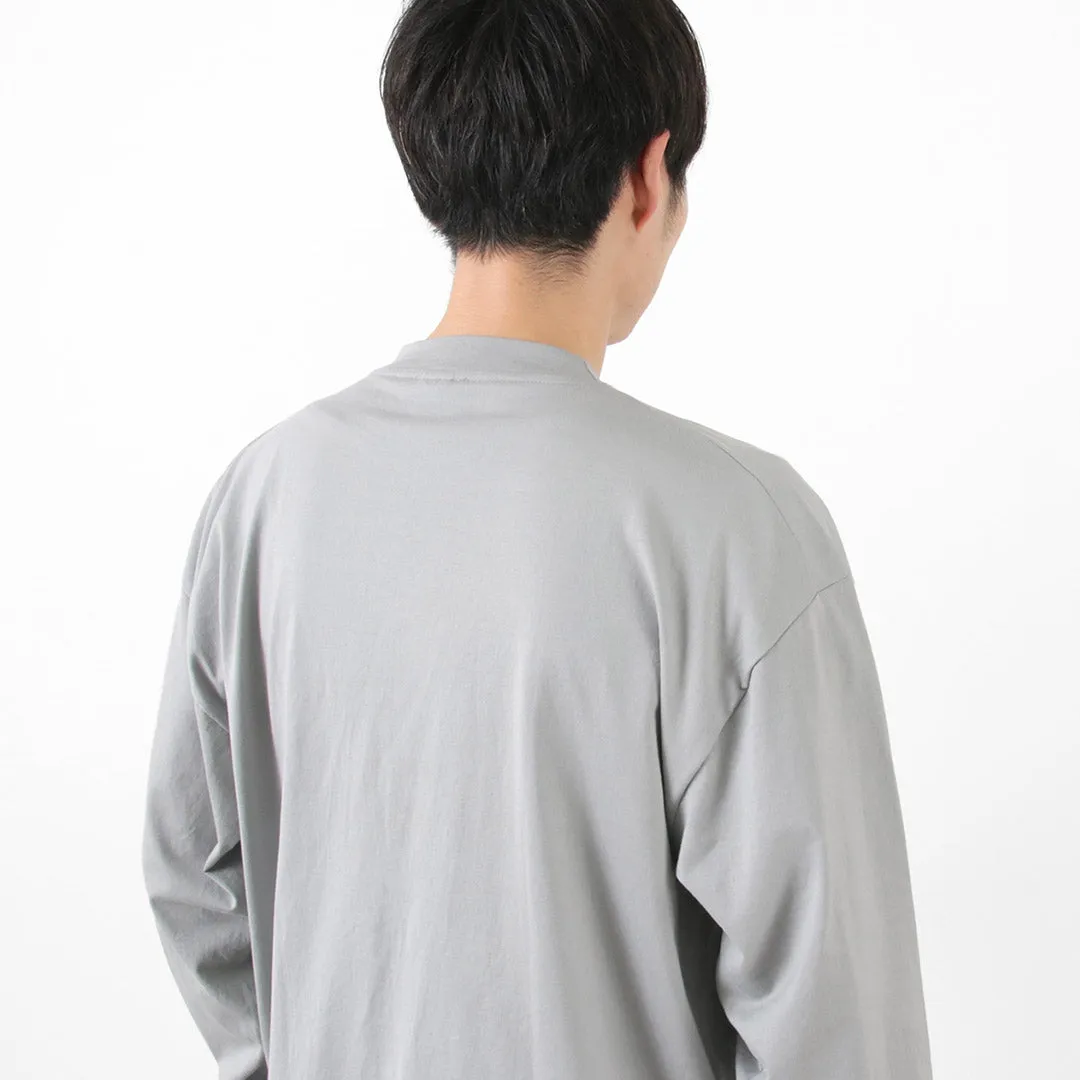 GICIPI / BACCALA Crew Neck Relaxed Fit Long Sleeve T-Shirt