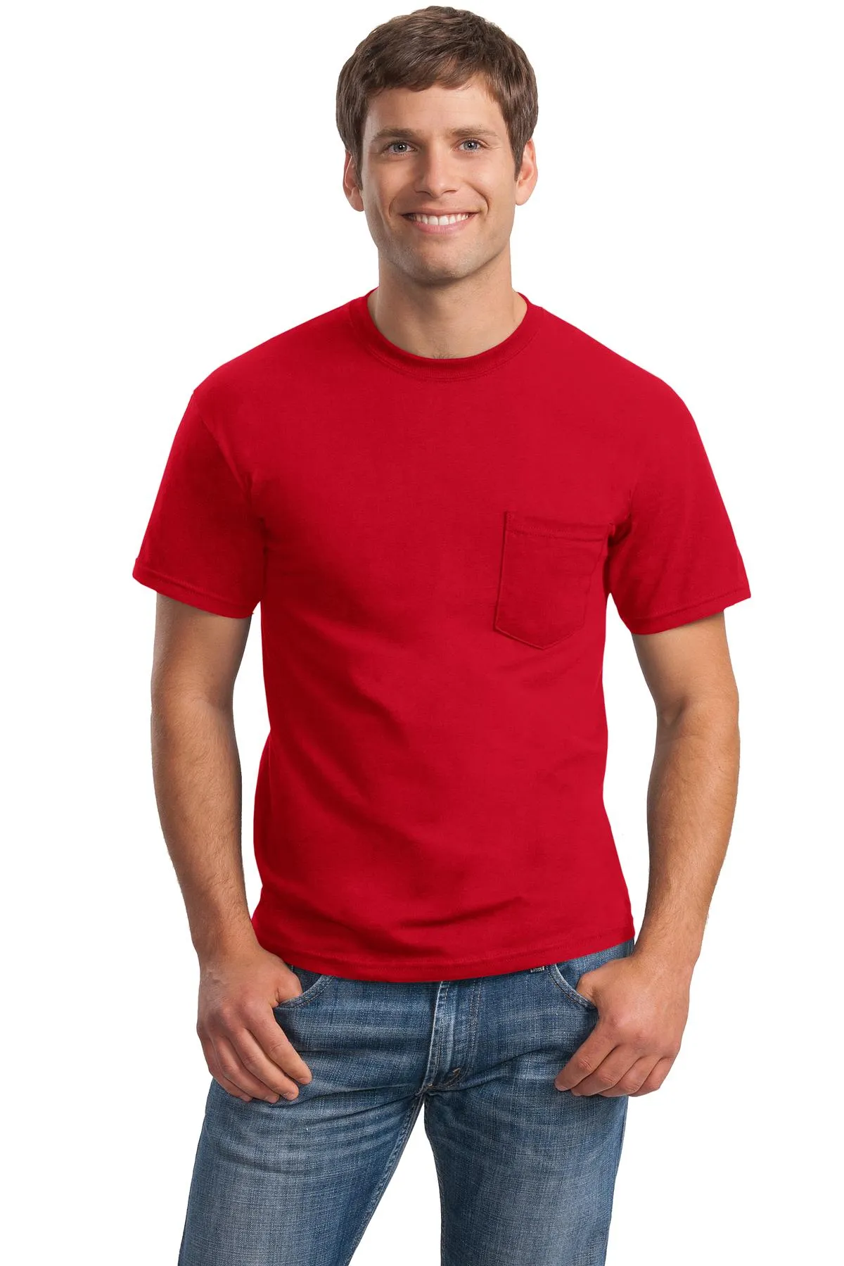 Gildan® - Ultra Cotton® 100% US Cotton T-Shirt with Pocket.  2300