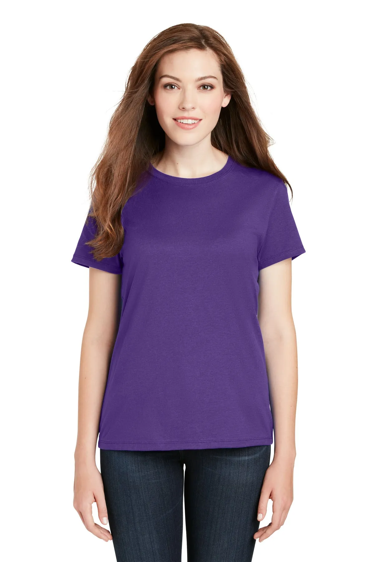 Hanes - Ladies Perfect-T Cotton T-Shirt. SL04