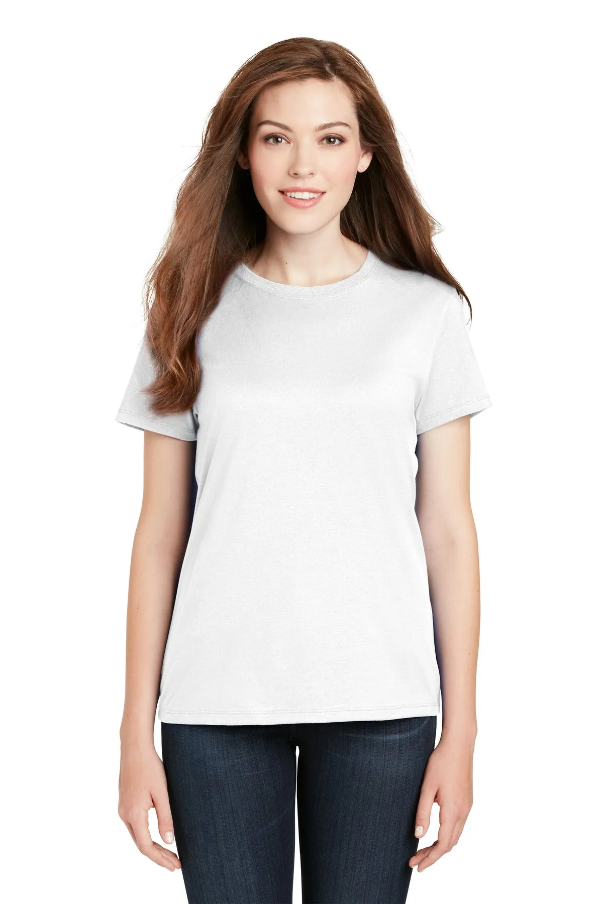 Hanes - Ladies Perfect-T Cotton T-Shirt. SL04