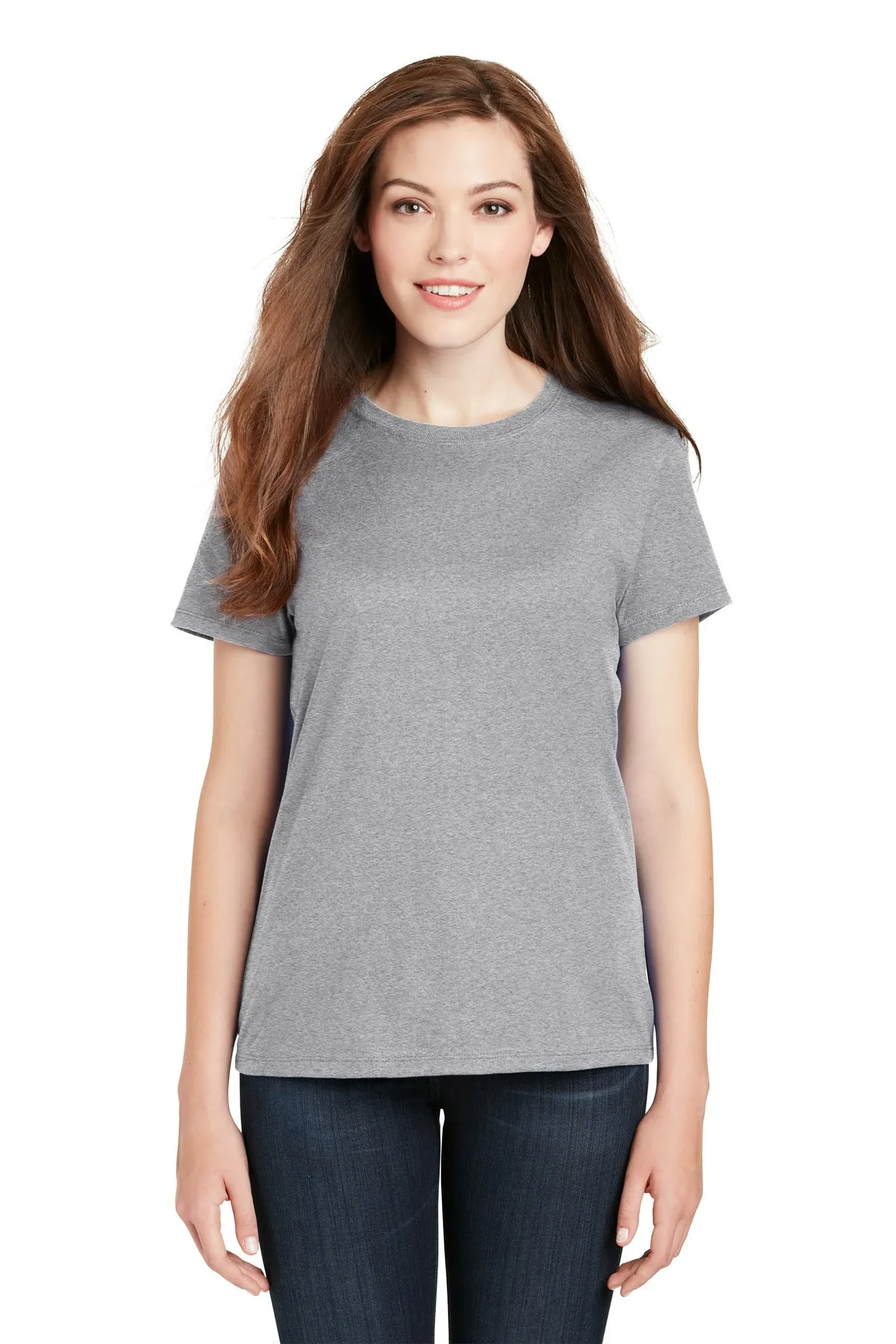 Hanes - Ladies Perfect-T Cotton T-Shirt. SL04