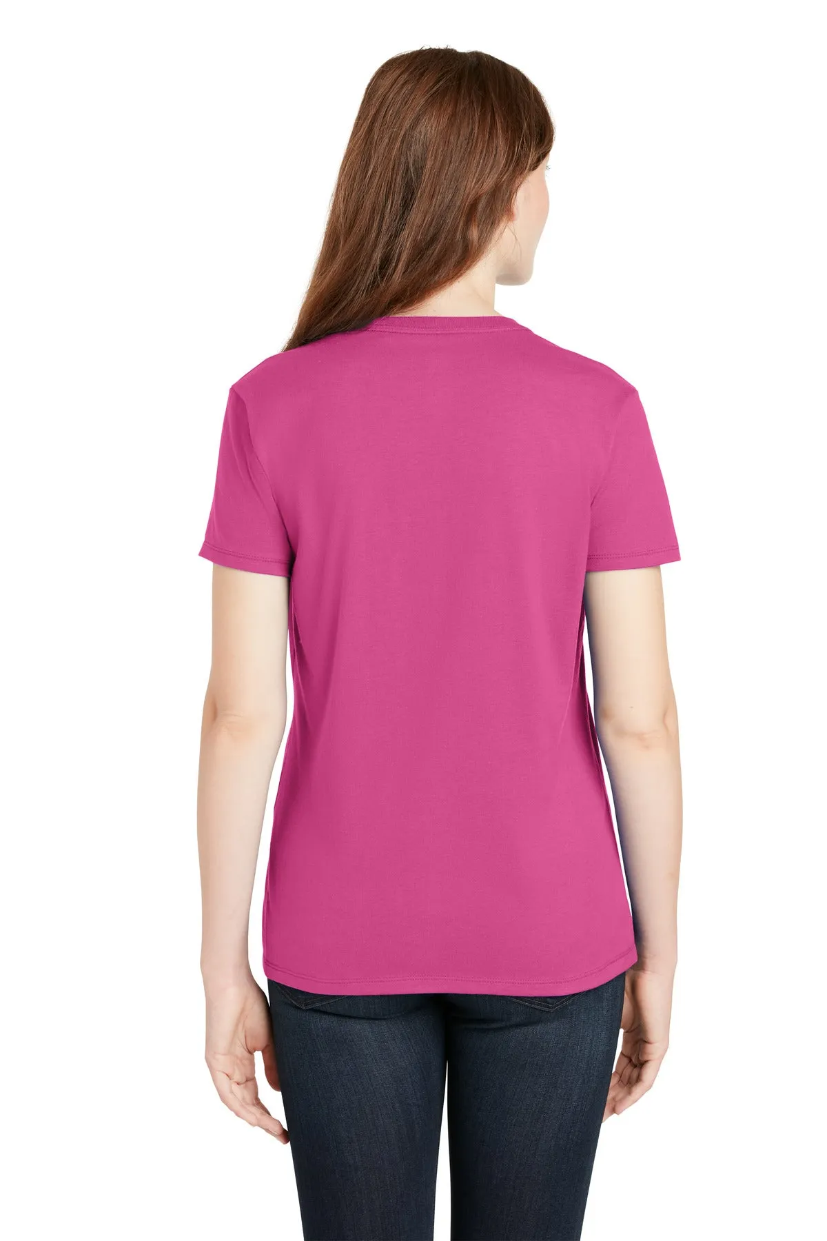 Hanes - Ladies Perfect-T Cotton T-Shirt. SL04