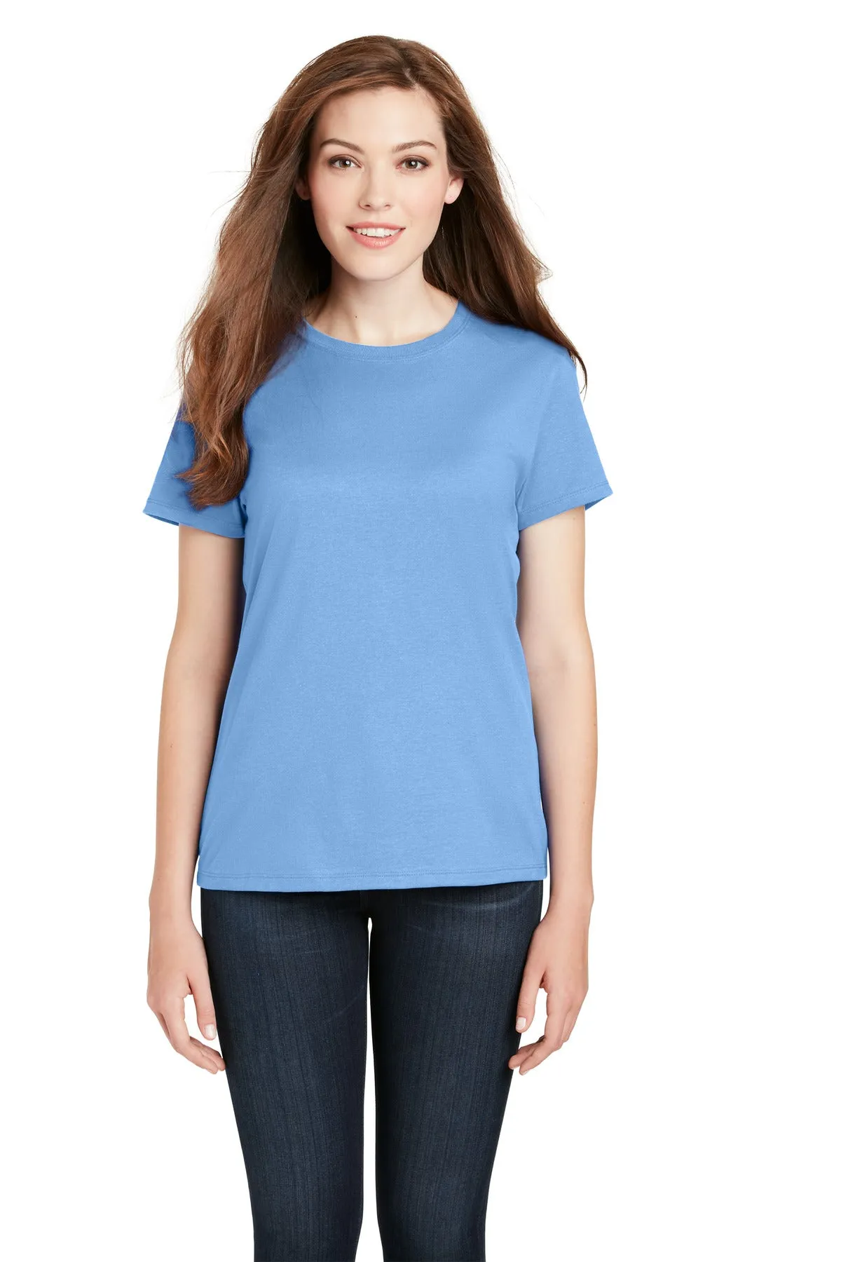 Hanes - Ladies Perfect-T Cotton T-Shirt. SL04