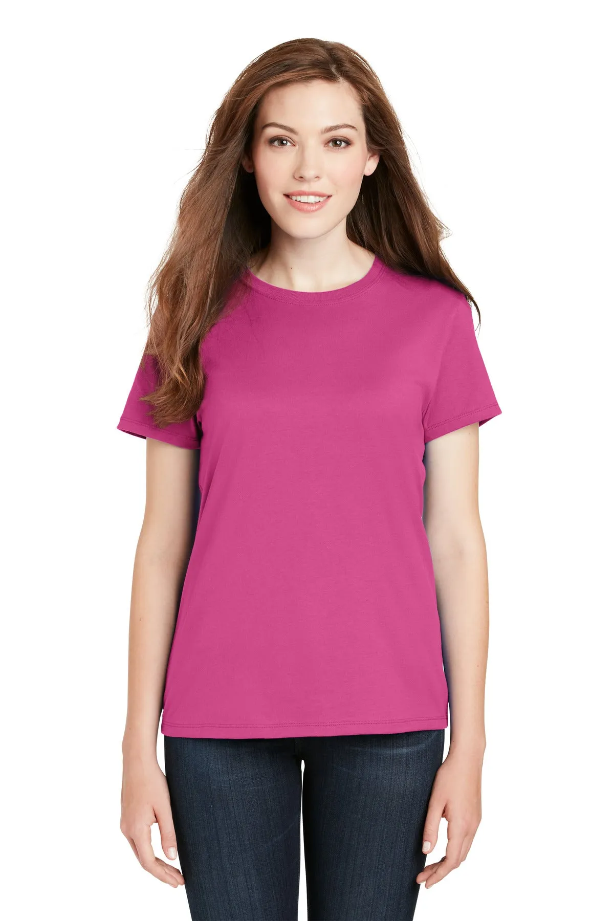 Hanes - Ladies Perfect-T Cotton T-Shirt. SL04