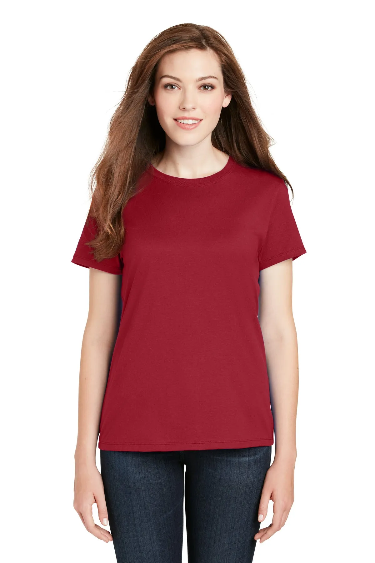 Hanes - Ladies Perfect-T Cotton T-Shirt. SL04