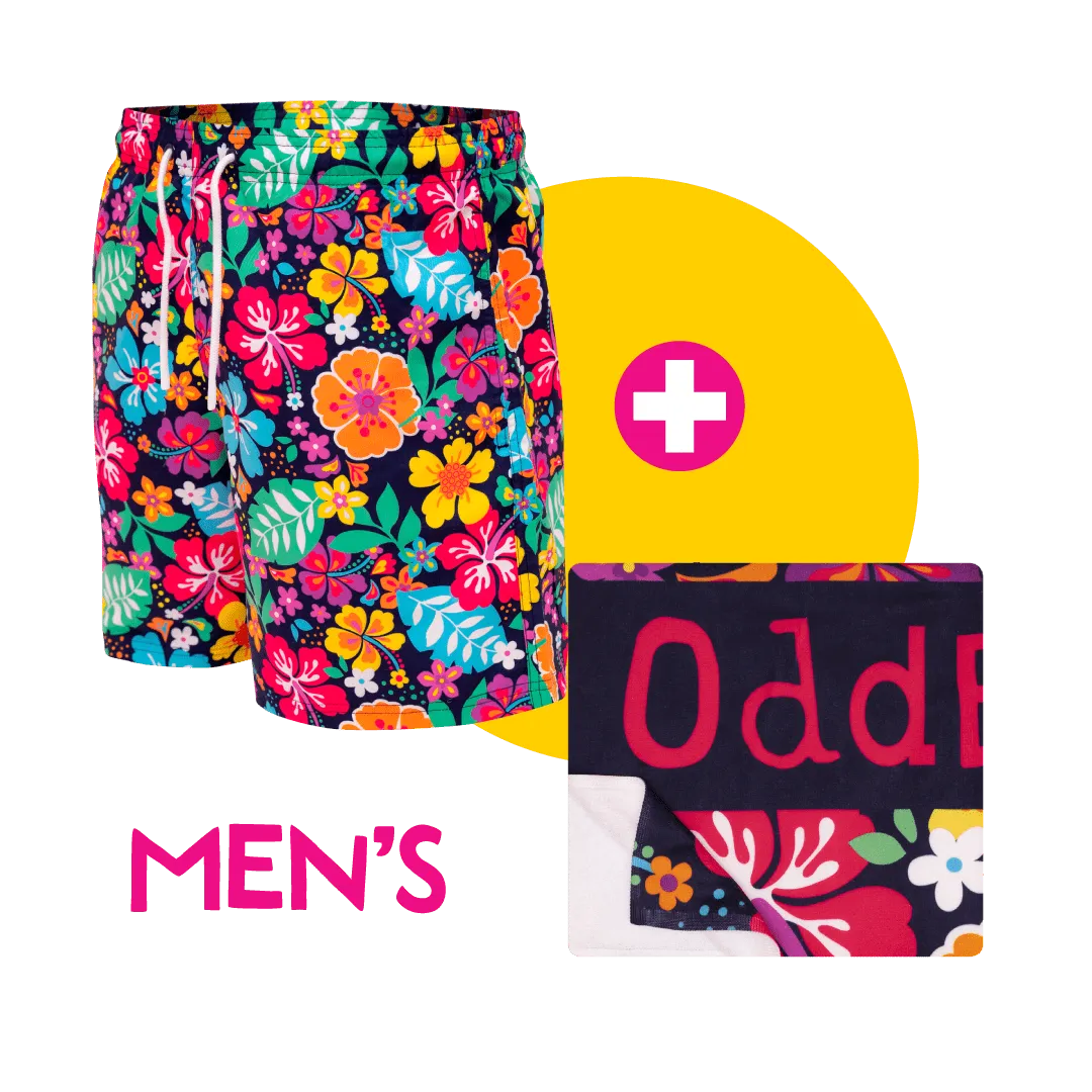 Hawaii - Swim Shorts & Towel Bundle