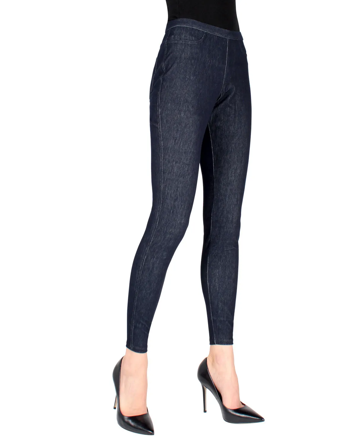 High-Waisted Skinny Jean Leggings