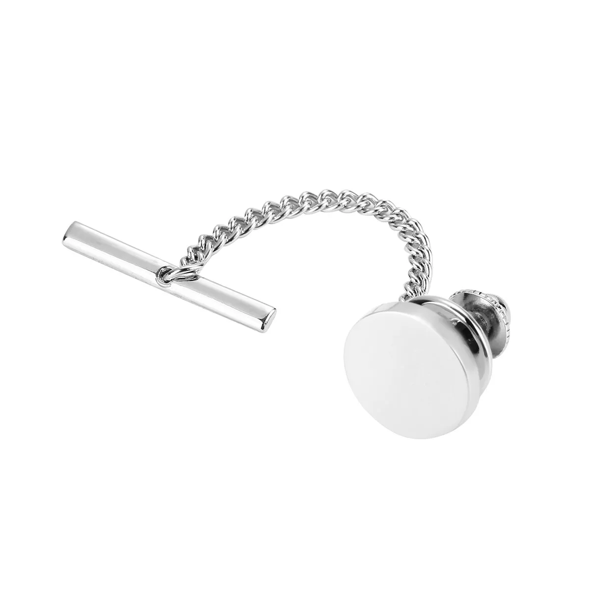 Hugo Round Solid Tie Tack