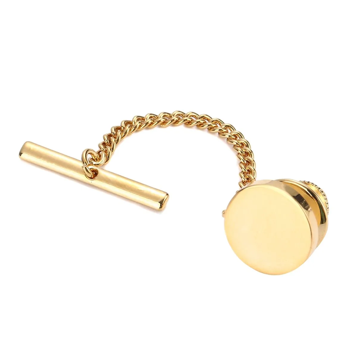 Hugo Round Solid Tie Tack