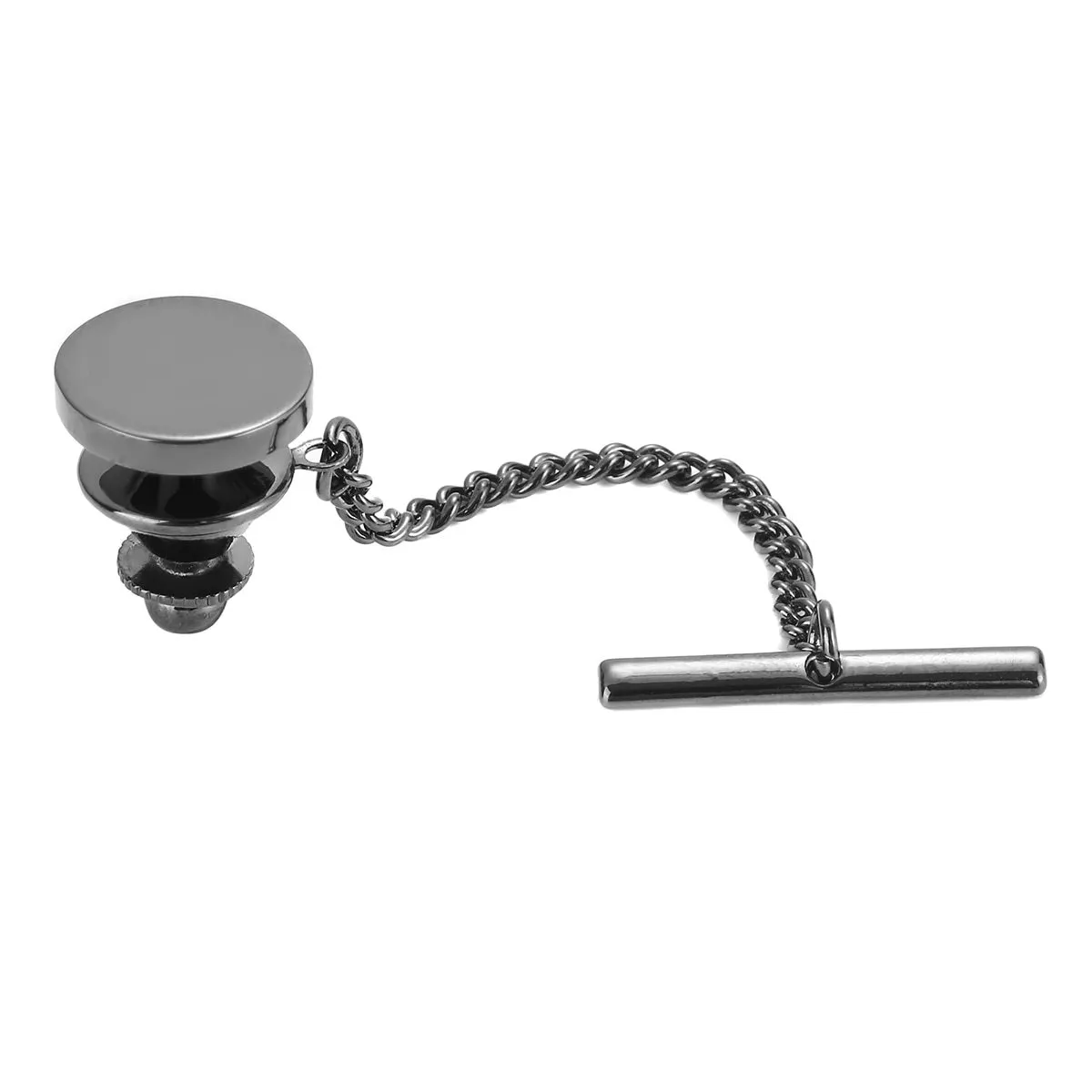 Hugo Round Solid Tie Tack