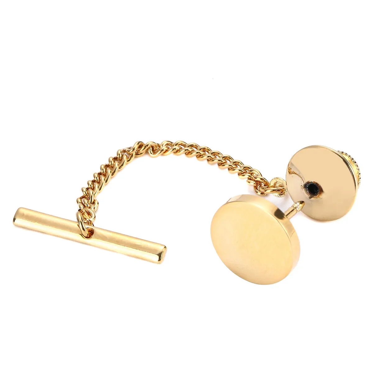 Hugo Round Solid Tie Tack