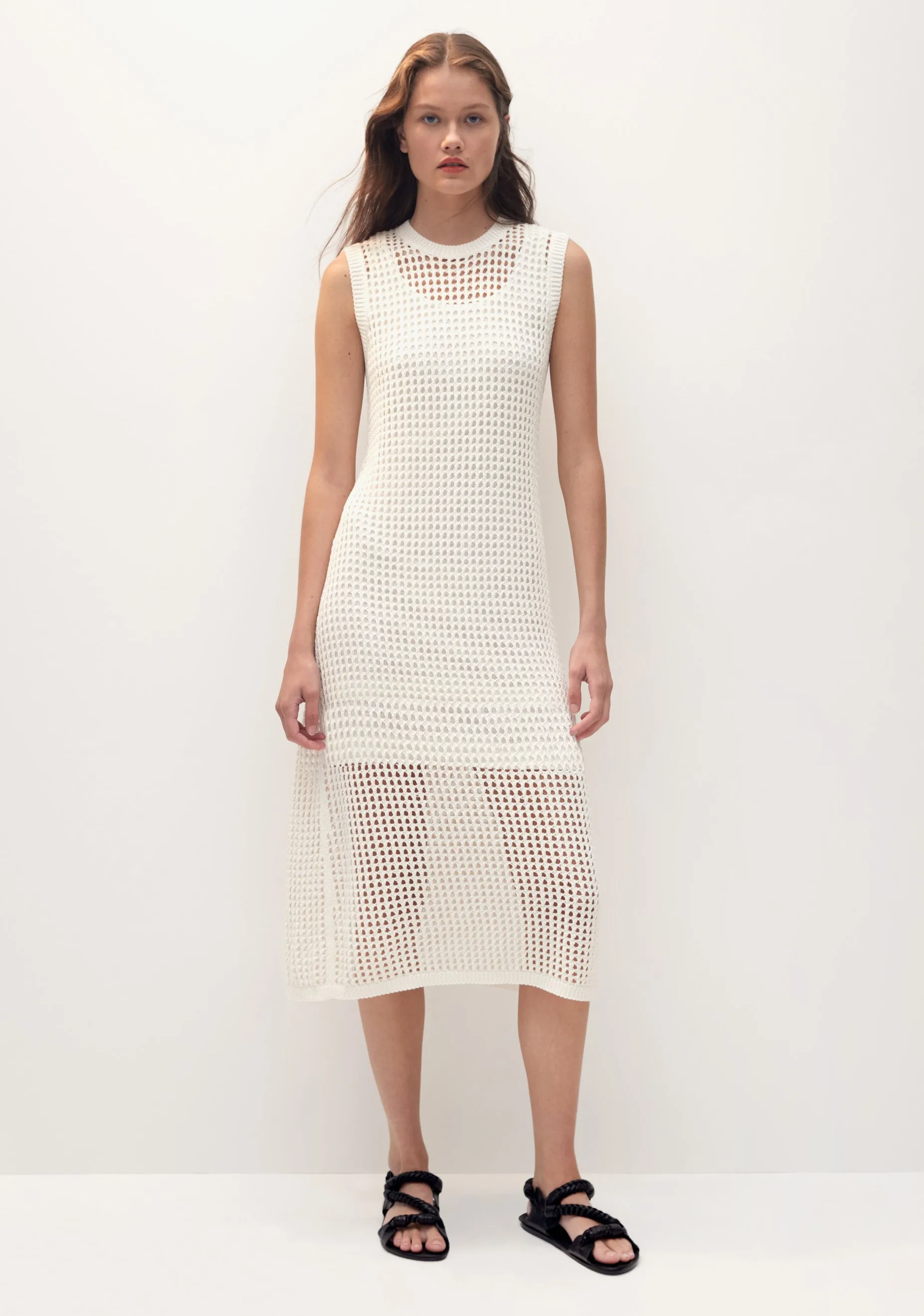 Ines Knit Dress_White