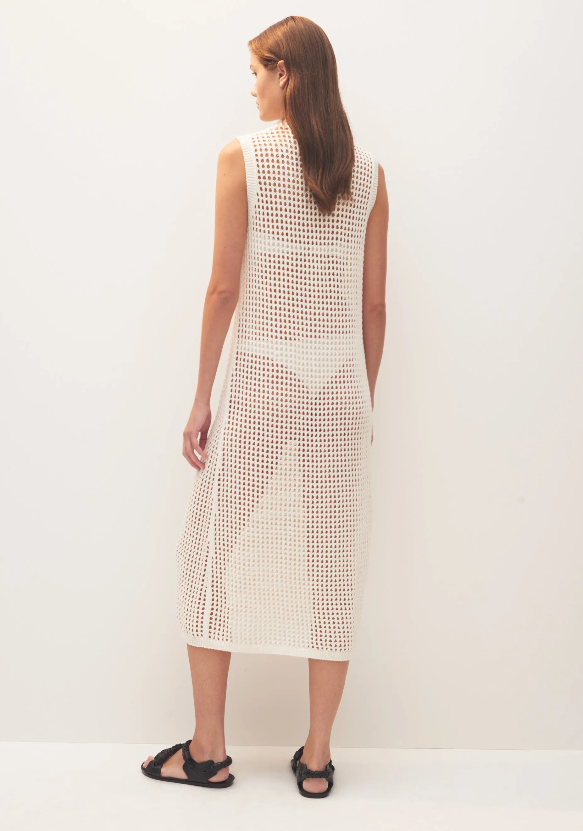 Ines Knit Dress_White