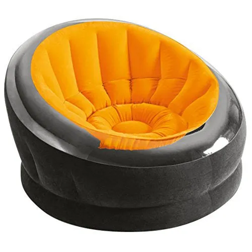 INTEX INFLATABLE EMPIRE CHAIR, 44" X 43" X 27", COLOR MAY VARY, 1 PACK