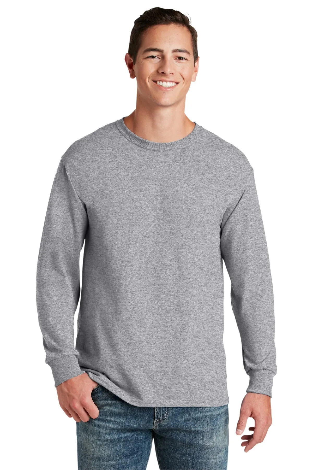 Jerzees - Dri-Power 50/50 Cotton/Poly Long Sleeve T-Shirt. 29LS