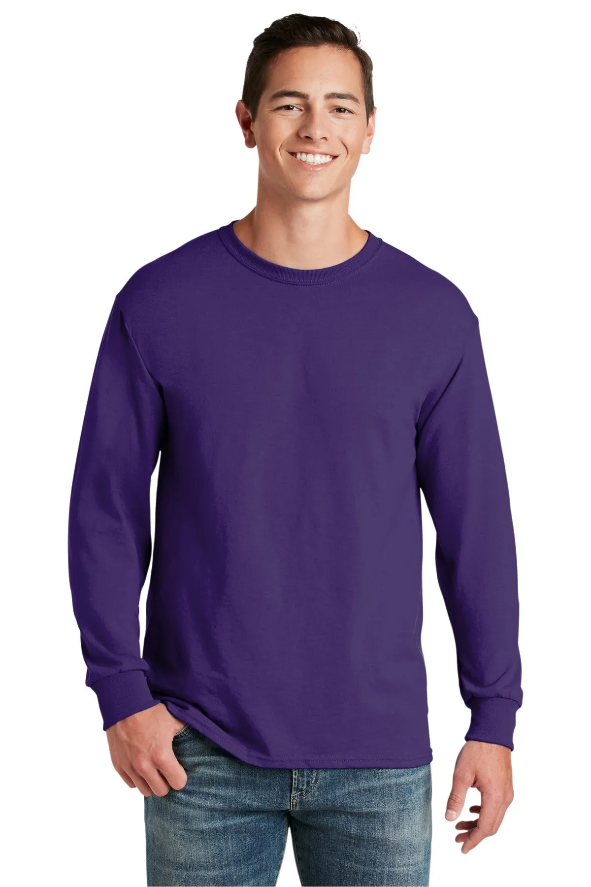 Jerzees - Dri-Power 50/50 Cotton/Poly Long Sleeve T-Shirt. 29LS