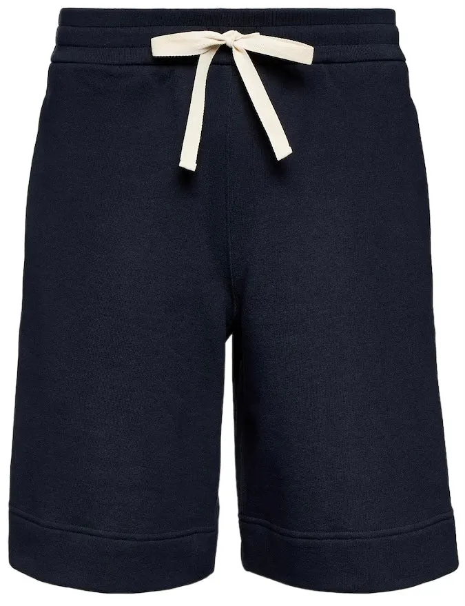 Jil Sander Cotton Track Shorts Midnight