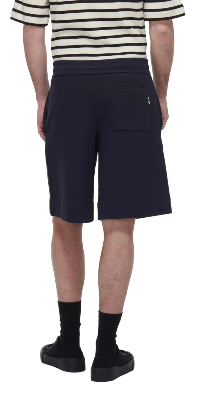 Jil Sander Cotton Track Shorts Midnight