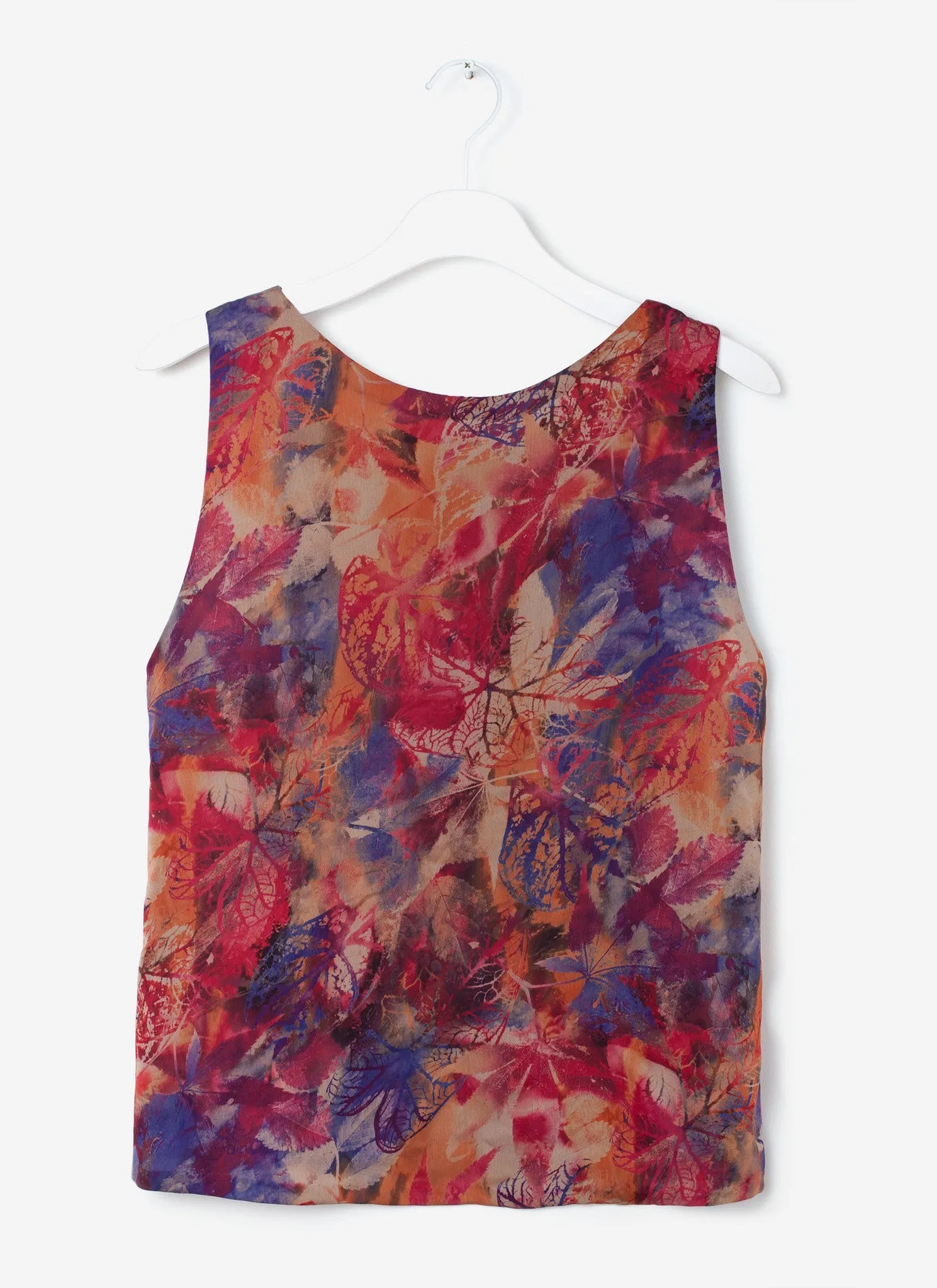 Jupiter Boatneck Dropped Arm Tank - Red Print