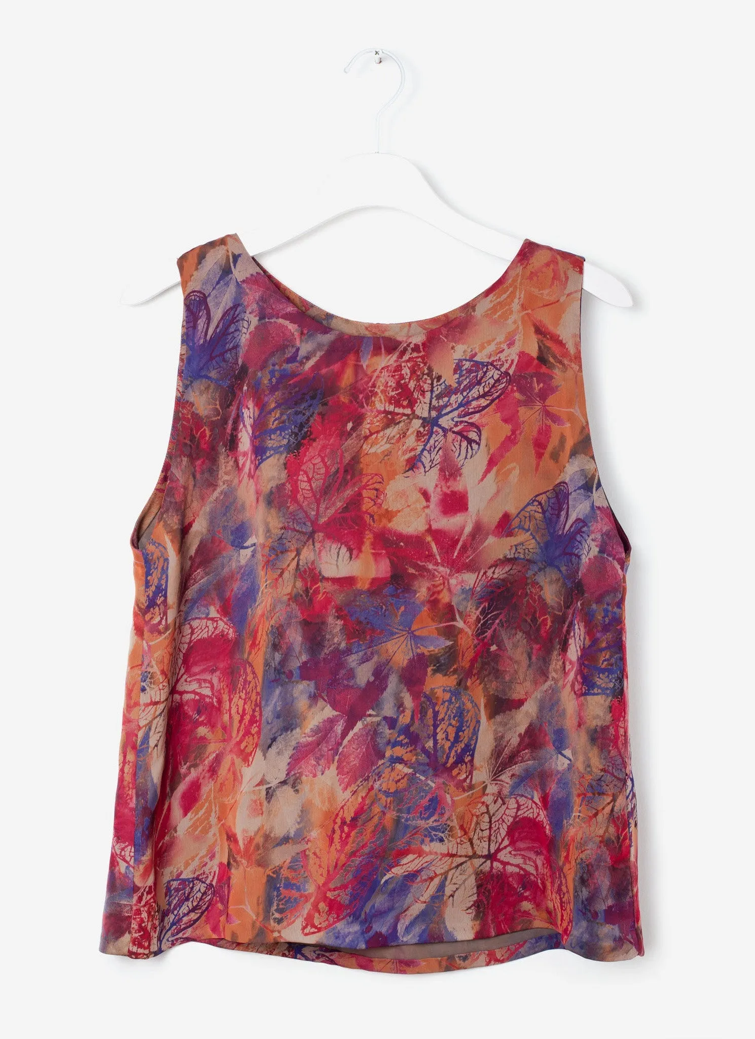 Jupiter Boatneck Dropped Arm Tank - Red Print