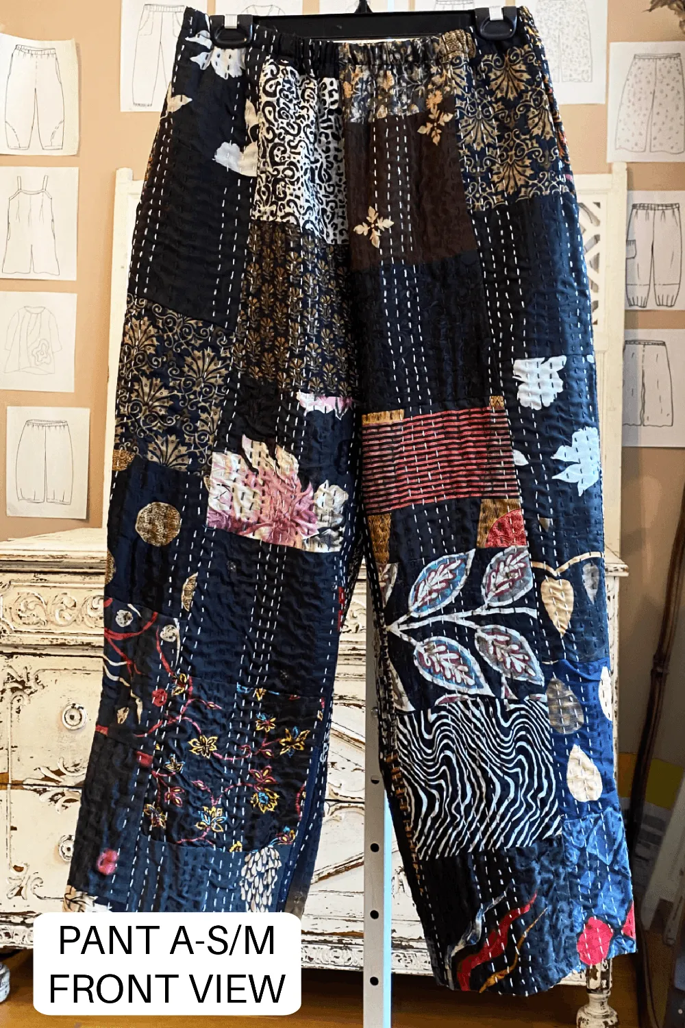 Kantha Full Cut  Pant