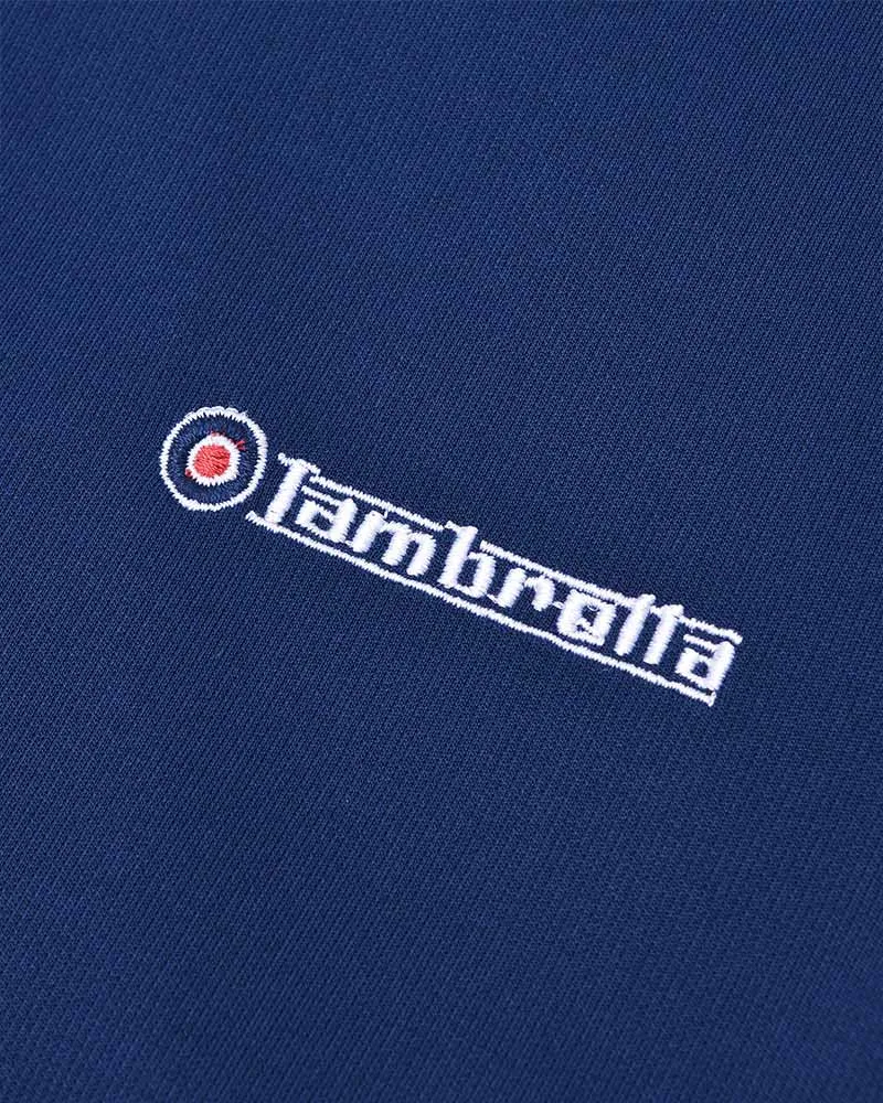 Lambretta Men's SS1100 Half Taped Track Jacket Navy Blue