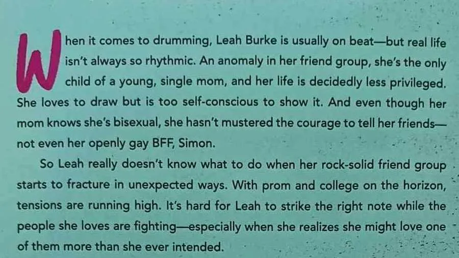 LEAH ON THE OFFBEAT - Becky Albertalli