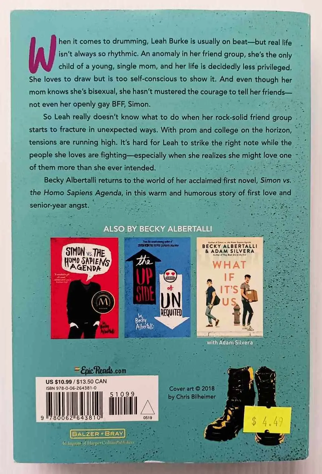 LEAH ON THE OFFBEAT - Becky Albertalli