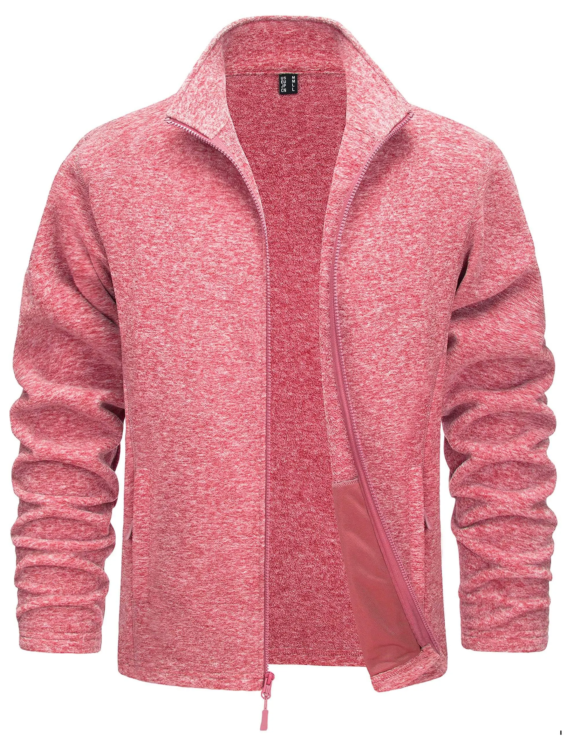 Lightweight Full Zip Fleece Jackets For Men - In 16 Colors!