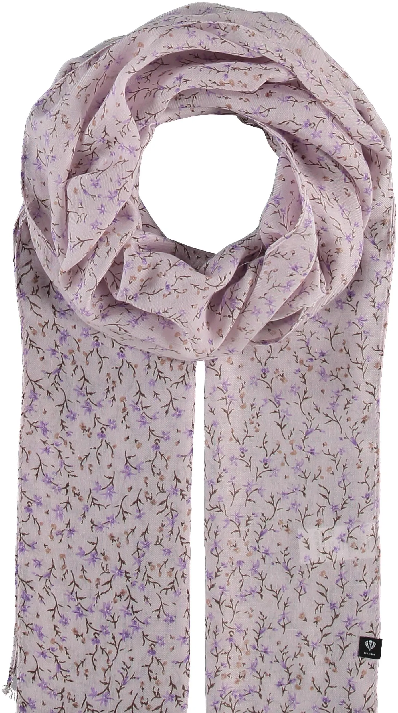 Mille Fleur Polyester Print Scarf